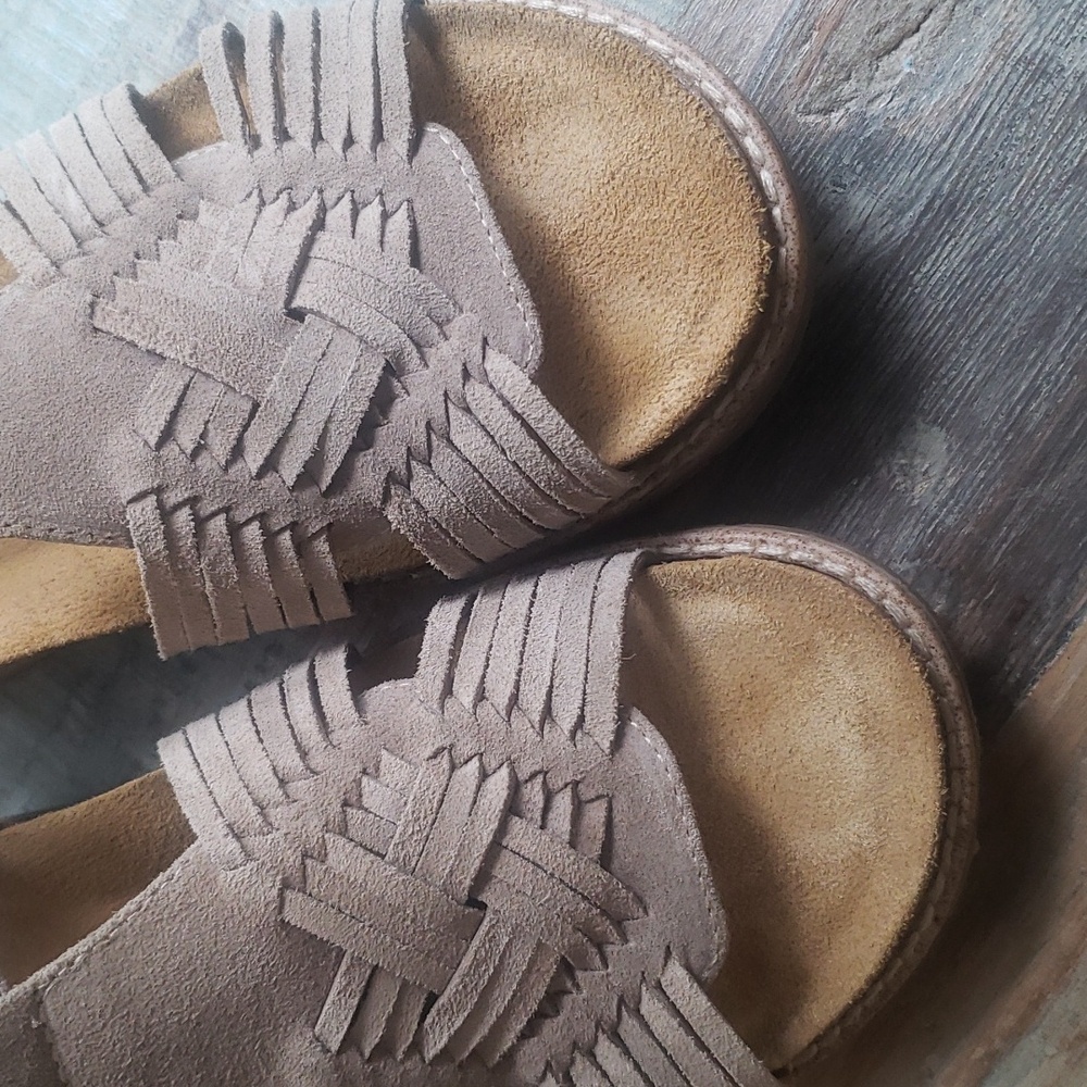 Comfortiva suede sandals / 8.5 - Picture 3 of 9